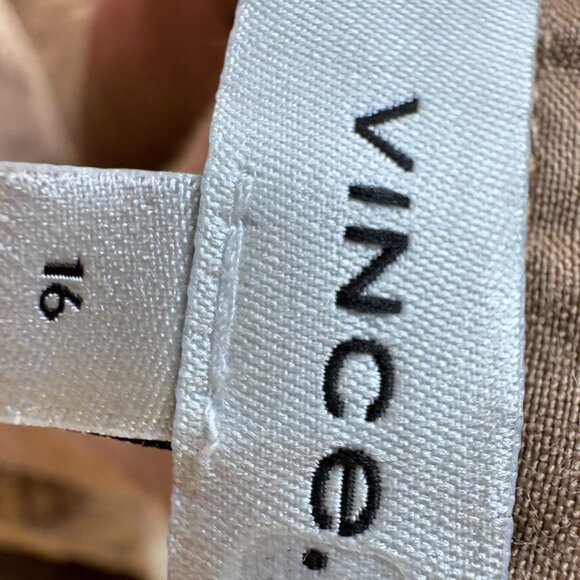VINCE Khaki Midi Skirt Size 16 - Picture 4 of 4